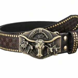 The belts and buckles